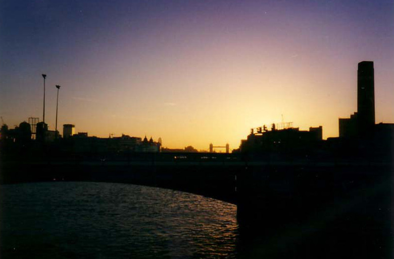 Leaving Boundary Row at Dawn